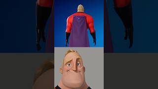 Mr Incredible picks a Back Bling in Fortnite [upl. by Esydnac621]