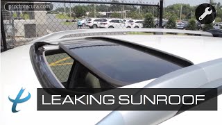 How to Prevent a Leaking Sunroof  Sunroof Repair [upl. by Erapsag684]