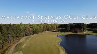 Mattaponi Springs Golf Club Drone Flyover [upl. by Colet706]