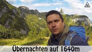 Übernachtungstour in der Bergen  günstige Trekkingnahrung  Ribz Front Pack [upl. by Cire771]