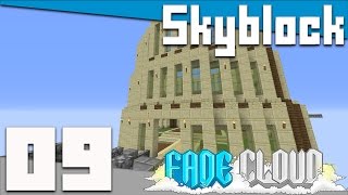 Minecraft Fadecloud Skyblock  S2 09  Cactus Farm Structure Begins  Skyblock Survival Lets Play [upl. by Ayek]