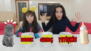 ESMA ABLASIYLA BEBEK GENÇ YETİŞKİN YEMEK YARIŞMASI YAPTI  ماما جابت بيبي  جنى مقداد  طيور الجنة [upl. by Lavern]