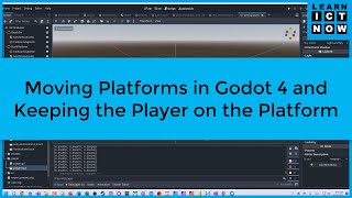 Creating Moving Platforms in Godot 4 that the Player Stays On [upl. by Airdnaxela]