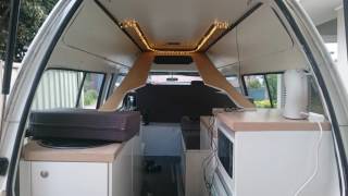 Campervan Conversion  Toyota Hiace Commuter [upl. by Anaerda]