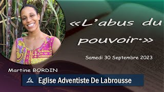 Martine BORDIN quotLABUS DU POUVOIRquot [upl. by Airetahs]