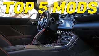 TOP 5 INTERIOR MODS UNDER 100 FOR A BRZGR86 [upl. by Eseerehs]