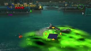 LEGO Batman The Video Game Part 48 Batboat Battle Play [upl. by Ossy]