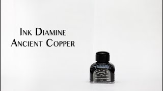 inchiostro Diamine Ancient Copper recensione  ink test review [upl. by Okin603]