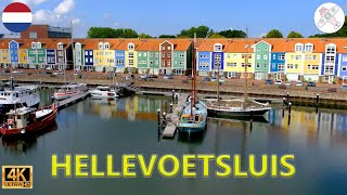 HELLEVOETSLUIS │ NETHERLANDS Walking tour of the fortified harbour of Hellevoetsluis 4K [upl. by Lednam]