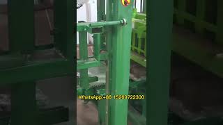 PLC hydraulic concrete cement pavement paving block making machine for interlocking paver automatic [upl. by Hobey]