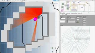 robotino labview rangefinder [upl. by Notsag]