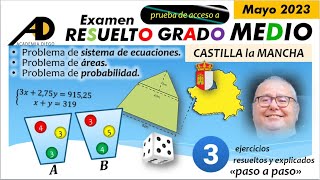 EXAMEN RESUELTO GRADO MEDIO CLMANCHA MAYO 23 ACADEMIADIEGO [upl. by Eixel294]