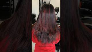 quot𝗛𝗮𝗶𝗿 𝗖𝗼𝗹𝗼𝗿quot❤💥 burgundy highlights haircolor hairlook hair hairstyle youtubeshorts [upl. by Spence842]