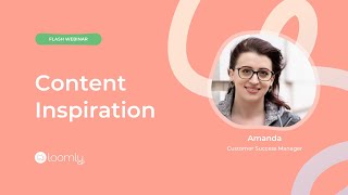 Flash Webinar Content Inspiration [upl. by Rehttam105]