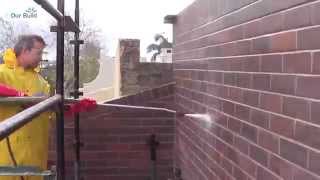 How to acid clean bricks with a pressure washer [upl. by Ylrebmic]