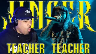 MY FAVORITE SO FAR  Teacher Teacher  JINJER  Rapper REACTION  COMMENTARY [upl. by Collum549]