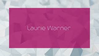 Laurie Warner  appearance [upl. by Aivartal]