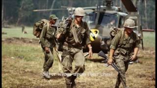 Ballad of the Green Berets Lyrics with Vietnam Pictures [upl. by Riccardo678]