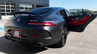 2022 Mercedes AMG GT 43 Walkaround Visual Review  Exhaust Sound [upl. by Celestyna458]