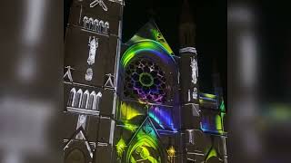 Halloween light show 2024 in Drogheda  louth Ireland [upl. by Stephie]