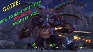 GUIDE Kosumoth Rare Spawn  Fathom Dweller Mount  Hungering Claw Pet [upl. by Ishmul699]