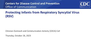 Protecting Infants from Respiratory Syncytial Virus RSV [upl. by Reppep735]