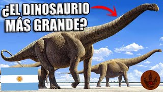 ¿EL DINOSAURIO MÁS GRANDE DE LA HISTORIA  ARGENTINOSAURUS [upl. by Ailisec]