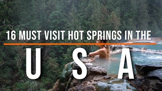 16 MustVisit Hot Springs in the USA  Travel Video  Travel Guide  SKY Travel [upl. by Mikes]