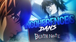 LES INCOHÉRENCES DANS DEATH NOTE [upl. by Ahcsap]