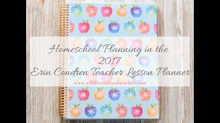 Erin Condren Teacher Lesson Planner 201718 as Homeschool Planner [upl. by Aicnom979]