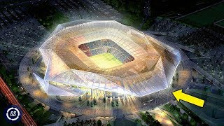 8 Increíbles Estadios del Mundial QATAR 2022  Construcciones Asombrosas [upl. by Enirual]