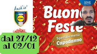 Volantino LIDL  Anteprima 27122021  02012022  Speciale Menù di Capodanno  Risoluzione 4k UHD [upl. by Nolrak]