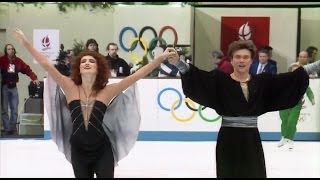 HD Marina Klimova and Sergei Ponomarenko  1992 Albertville Olympic  Free Dance [upl. by Samara]