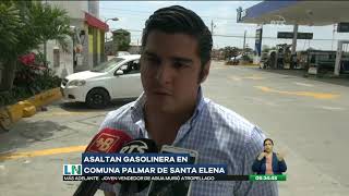 Roban una gasolinera ubicada en la comuna Palmar [upl. by Nadnal]