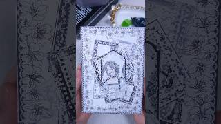 Black amp White Theme Diary 다이어리 표지 꾸미기🎁collage scrapbooking コラージュノート paperasmr journaling 다꾸 [upl. by Gwyneth39]