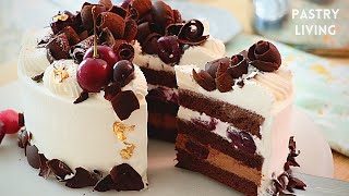 Amazing Black Forest Cake Recipe 🍒 [upl. by Dougal269]