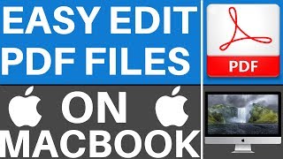 How To Edit PDF Files on Mac No Extra Software [upl. by Briggs95]