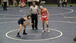 3A4A MD State Wrestling Tourny 2010 119 lb SemiFinals Parke Overmiller CZM v Danny Poore RES [upl. by Dloreg]