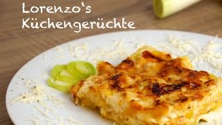 Lasagne mit Lachs und Lauch [upl. by Solrak]