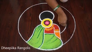 very easy new year rangoli collections 2024  Sankranthi muggulu Pongal nd Maragazhi kolams [upl. by Eidnar72]