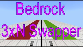 Tutorial Simple Bedrock 3xN Floor Block Swapper Bedrock 121 [upl. by Witt]