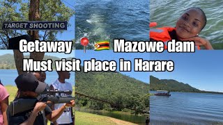 MAZOWE DAM RESORT 📍🇿🇼  A MUST visit place in HARARE [upl. by Oinotna]