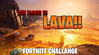 Fortnite but the floor is LAVA [upl. by Truitt75]