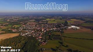 Ostercappeln Venne Rundflug 4K mit Drohne DJI Phantom 3 Pro [upl. by Darcy987]