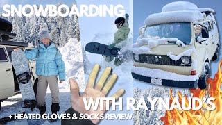 Snowboarding with Raynauds  HEATED GLOVES  SOCKS REVIEW [upl. by Nelyahs]