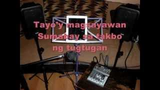 tayoy magsayawan by VST and Co karaoke backing track [upl. by Esorlatsyrc912]