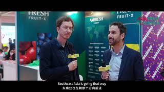 ASIA FRUIT LOGISTICA 2023 Interview  Javier Pina Urrutia FRESH FruitX [upl. by Nivets]