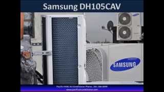 3 Ton samsung concealed heat pump system installtion in NYwmv [upl. by Nogras]