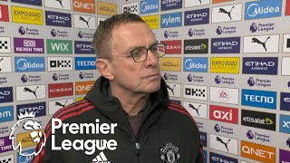 Ralf Rangnick Manchester United unraveled after decent start  Premier League  NBC Sports [upl. by Annaihr215]