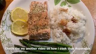 Seared Salmon with Garlic and Herb  Healthy recipe salmonrecipe cooking [upl. by Halludba]